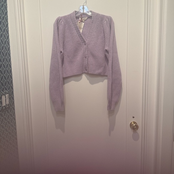 LoveShackFancy Sweaters - LoveShackFancy Knit Avignon Cropped Cardigan (Brand New with Tags)